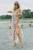 This sun dress is flowy & flattering. I'm excited to bring it with me when I go on vacations. Sleeve parts are comfortable. No complaints! - Nicole Z.