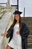 I purchased this dress for my daughter's High School Graduation. It fits perfect and was trendy but not trashy, not too tight or too short. - April S.