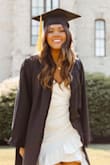 This was the perfect white dress for my college graduation. I ordered two others from big online boutiques but they were just too short. - Bailey M.