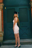 The material is so nice! Wore this to my graduation - Shannon A.