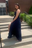 Love this dress, wore it to a wedding was perfect for the night. I am tall so I was worried it would be too short but it was perfect length and still even dragged a little on the floor! Only con is the cleavage area it too baggy so a pin helped a lot! I got a size medium wouldn't get a different size. First time buying and will definitely continue purchasing from lulus! - Carmen L.