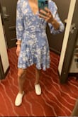 I loved this dress. Great during the spring with the flowy sleeves in case it's a little chilly. Didn't have to bring a jacket. - Mariella B.