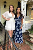 This dress is so pretty! It was perfect for the rehearsal dinner that I attended. I am normally an xs, but sized down to xxs. I did have it hemmed, as it was way too long for my 5"2" frame. I would highly recommend this dress. - Nancy S.