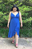 The dress is perfect! Exactly as described, and the pictures of people with all different kinds of body types wearing it, was super helpful in making our choice. Ordering online can be an iffy proposition, but this dress is so flattering it would look great on any body type. My daughter needed a dress quickly for prom, and I wasn't sure about the size, so I ordered two sizes - L and XL, because some reviews said the dress runs large (as it turns out, the XL was perfect, which was the size she usually wears.) The dress is comfortable and beautiful, and the adjustable straps are a great touch. I did insert a little chiffon material so that the neckline was a little more modest (see picture.)
The return of the extra size was easy and no hassle. I'm so happy I found Lulus...we will definitely be back. - Suzanne R.