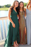 Fit me super well and was so flattering! Got tons of compliments. It's more of a sheer material, so if you tend to be sweaty be cautious, but that was my only problem! Love how flowy it is :) - Anna L.