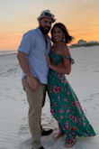 I ordered this for a beach wedding that was beach casual attire. The top and bottom fit perfectly, even though smalls normally run a little tight for me. I got so many compliments, the colors are perfect for summer. I can't wait to wear it on my honeymoon in 3 weeks! - Christine L.