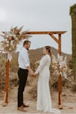 This dress was perfect for my "mini wedding". I had a boho theme with my flowers, groom, and our toddler sons outfit. This dress fit perfect for the theme! I wore spanx underneath. So many compliments...little do they know the price!! - Kristin K.