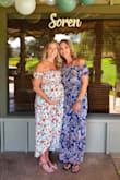 The dress fit like a dream! I wore it at 33 weeks pregnant, and didn't need a bra or belly band. I got so many compliments at my baby shower. I can even wear it after pregnancy - Courtney S.