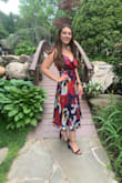 I received so many compliments on this dress, it was definitely one of the more unique and flattering looks at the wedding. The small was perfect. - Angela F.