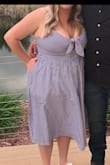 Loved this dress!! Got for a wedding. The only thing I didn't like, is if you are larger in the rib cage area, that spot is kind of tight. Otherwise such a flattering dress! Had so many comments and felt so good in it. Highly recommend! The pockets are also a big plus! - Paige H.