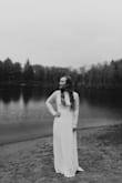Was the perfect dress for my quick, simple wedding. - Amelia T.