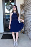 Bought this for my daughters 8th grade dance in Navy, and it was beautiful!! The quality of the dress was superb! My daughter has become a big fan of Lulus now! We'll be shopping here more often! - Jennifer S.