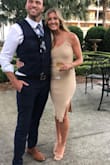 I wore this dress to a wedding and is so cute and comfortable! I ordered a small and it fit perfectly, not too tight or loose. I'm usually between a small and medium. And it has adjustable straps which I'm a big fan of! - Kaitlyn S.