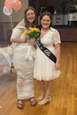 This was my bridal shower dress! It was definitely a show stopper! Everyone had something nice to say about this dress! I felt like I could have gotten married in it. - Susan M.