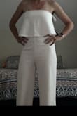 Perfect fit. Stretchy and breathable. Not see through which was a surprise for it being white and tight. It's long so I plan on getting it hemmed since I will be wearing with flats. It doesn't ride up and the top stays put!!! Favorite thing in my closet. - Samantha H.