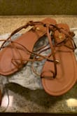 I have seen this sandal on IG for while fell in love with  them. They did not lead me astray. they look exactly like the photo they are true to size soft, comfortable, and super cute I would follow these lace-up sandal anywhere. 
A.J. - Angela J.