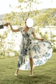 I searched high and low for the perfect dress for engagement photos. Jackpot with this floral, flowy pattern. The bust area was a little small/tight, which made me concerned for my bra showing. Some double stick tape was enough to get us by, but if I were to wear this dress to an event, I would have wanted a better solution. Other than that 10/10! - Rachel L.