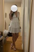 Love this dress! Planning to steam it before I wear it, but it's a great mix of flirty but still mature! Wearing it to my rehearsal dinner this summer! - Olivia H.
