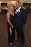 This jumpsuit is amazing and very comfortable. It's very long so I had to have it altered because I am only 5'3". I received so many compliments and loved the fact that it gives the illusion of a dress but isn't! - Nikki W.