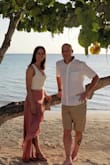 I absolutely love this skirt! I wore it in Jamaica for my 16th anniversary pictures. It's the perfect length for me and it's very flattering. - Nicole E.