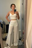 Absolutely in love with this! I wish the pant waistband had some give to it so it doesn't cut in so much when you sit, but overall the outfit was amazing! - Polina K.