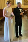 The quality of this dress far exceeded what I imagined when I purchased it. It was perfect for my second wedding. - Tonya B.