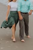 Such a beautiful skirt! I was slightly nervous about the color being what I'd hoped, but it was everything I wanted and more! Paired it with a crop top and it was incredible. Like the reviews said, very prone to wrinkles, but they fall right out with a steamer. 10/10 recommend. - Stefanie B.