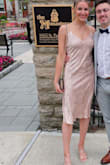 I bought this dress for a wedding and was a little nervous about the color being too light. But when it came in, it was a perfect blush pink. The material is so beautiful and comfortable, I had no issues the whole night. The dress fit perfectly and I'm so in love with it. 10/10 recommend. - Erica S.