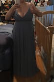 I was so excited that I finally was able to fit into the extra-large dress. However what I underestimated was how much cleavage was going to be exposed. I'm not modest by any means but it felt like the only thing covered was my nipple. I am 35, and this dress felt too young for me. Beautiful dress just for smaller breasts and a bit younger. - Stephanie B.