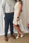 Wore these for my wedding shower. I ordered my normal shoe size 7.5 and they fit perfect. Super cute & I got so many compliments. - Katelyn D.