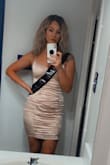 Absolutely loved my dress!! Fits true to size. - Destiny B.