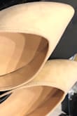 These shoes made me get a little cut on my small pinky toe. The look is good but the back band makes it super tight, which I like, just the way my toes are made it hit against a certain spot and hurt. - Melanie H.