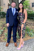 Bought this dress for a friend's wedding, I received compliments all night. The slit was a little high, especially when I sat down, but the dress was beautiful. I got a size small, and I'm 5'8 around 145 lbs. - Miki C.