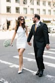 I wore this dress for my NYC elopement and it was perfect. It fit like it was made for my body. So flattering, classy, and elegant. Love, love, love it! - Julia T.