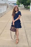 Perfect summer dress! I wore this for our recent trip and I couldn't be any happier! The style is very flattering and I fell in love with the color! - Catrina P.