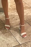 Ordered these for a wedding, but I will be wearing them plenty more after it! They're a nice height. Tall, but not so tall that they hurt to walk in. They match with almost everything. I love them! - Talia M.