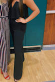 I absolutely LOVEEEE this jumpsuit!! I ordered it for a banquet and have worn it for many other occasions. Fits pretty good, just a little long I'd say. Super cute! - Lauryn H.