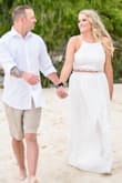 I LOVE this outfit! I picked a large because of my bust, and it fit perfect! I did have to get the skirt hemmed because it was too long and I was going barefoot for photos. Other than the length, it was perfect! - Natashia C.