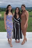 I was attending an outdoor wedding and worried I would be too hot in something with sleeves. It was 55 degrees, but the dress was SMOKING! Tons of compliments and being a midi dress I felt sexy AND classy (which the 5'8" in me appreciates). There's little structure up top (the straps are pretty stretchy as is the rest of the material) so it didn't help my small bust. That being said it also didn't hurt it. The straps are adjustable and it stayed up fine on its own. I'm ~128lbs and wear a size 4 -- VERY true to size. The fit expert recommended a size small. When I got it, I was worried it would be too tight, but the subtle ruching kept me comfortable. If my stomach wasn't flat you couldn't really tell if that was just the dress or not. I didn't think that the slit was as dramatic as it was in the photo (you can see me crossing over in the group photo to accentuate it). I can't wait to wear this again. Please keep the midi dresses coming Lulus! - Emilie S.
