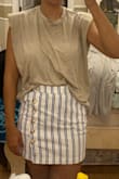 I was so excited to get this shirt, but the padding is a little awkward. I'll need to adjust the shoulders so that the outline of the padding doesn't show (the padding for this shirt doesn't look super neat). As long as you're ok with needing to adjust the shoulders, it gets the job done! - Amanda O.
