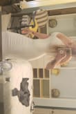 This dress is booodyhugging, but in a good way. The phrase "fits like a glove" is a good description. Hardly any alterations needed. Just a hem, and I am going to get the straps shorten a bit to make my chest feel even more secure. Best part, NO BRA needed. 
I feel gorge! - Jessica K.