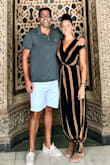 Love this dress! Fav outfit I wore in Egypt, very flattering and classy if pinned in the bust. Tied it at the bottom bc I'm short (5'2) and didn't have time to have it altered - Amanda W.