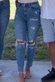 New favorite ripped jeans. So cute and comfortable! - Julia T.