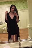 Got a medium and then switched for a small which was perfect, the dress is stretchy but thick! - Malia P.