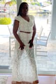 My first time purchasing and I will definitely be a repeat customer. The quality and fit was perfect. It was the perfect two piece set for an all white dinner. I received lots of compliments. I felt and looked amazing. - Rashita A.