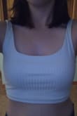 The material is soft, stretchy, and amazing! It also fits very well. I bought this to go with the Ambrosio high/low maxi skirt I bought from Lulus. It looks perfect together and I am very happy with the fit and quality. - Alexandra S.