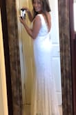 Material is so soft and comfortable, and fits like it's made for me except for the length which will need hemming (I'm on a step stool here ). It's very flattering and the lace is beautiful.  Can't beat the price for this dress!  Love Lulus, period!! - Jean S.