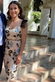 This dress is even more beautiful in person. I wore it for a family wedding and received compliments all night long. I did have some issues with my first dress I ordered having missing beads and my second dress came with the strap stitched incorrectly, however customer service was a breeze to deal with and the issue was resolved immediately. - Michelle M.