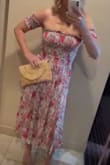Dress is light weight and super comfy. Fits great. - Nicole