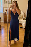 This dress fit perfectly. I bought it to wear at a wedding in July. Nice material and fit like a maxi dress on me. - Shoshana L.